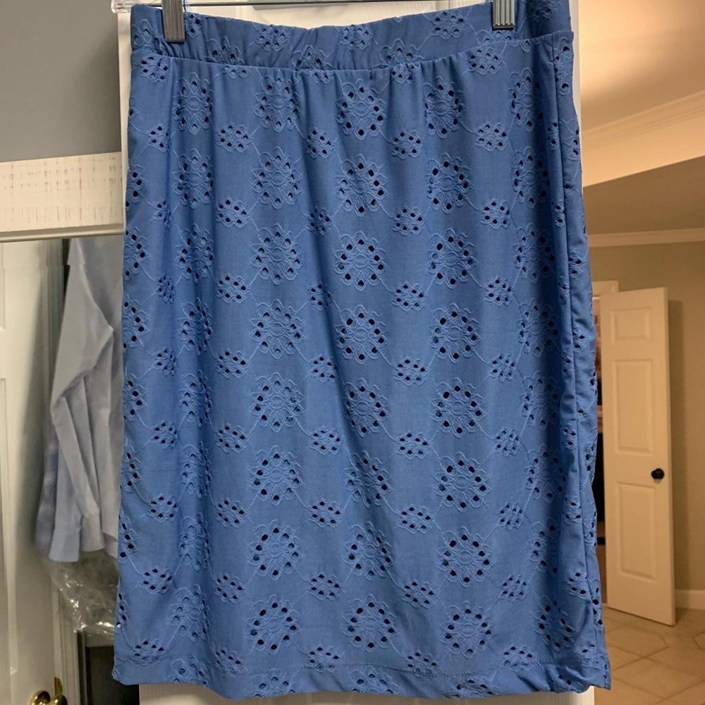 Cianna Eyelet Knit Skirt